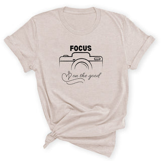 Focus On The Good Inspirational Women’s T-Shirt #HPTS43-FOCUS - Screen Printed T-Shirt - Women’s