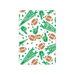 Football Fan Keepsake Card #VLJC-358GD-GARFBF - Green - Pendant/Charm Necklace