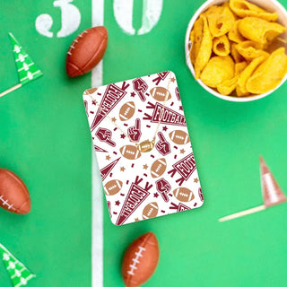 Football Fan Keepsake Card #VLJC-358GD-GARFBF - Pendant/Charm Necklace