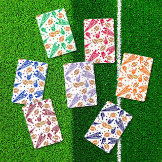 Football Fan Keepsake Card #VLJC-358GD-GARFBF - Pendant/Charm Necklace