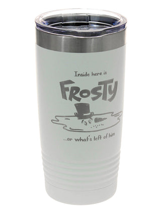 Frosty Christmas Tumbler Funny Snowman 20oz Insulated Holiday Gift #TWB20WHT-FROSTY - Insulated Mug/Tumbler