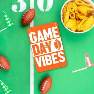 Game Day Vibes Keepsake Card #VLJC-358GD-GARGDV24 - Orange - Pendant/Charm Necklace