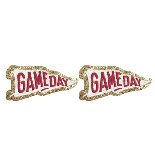 Garnet Game Day Pennant Patch #TAIL23-GDPEN-GAR - Patch