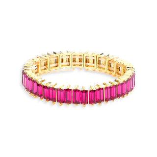 Gatsby Bracelet #VLJB2604 - Hot Pink - Tennis Bracelet
