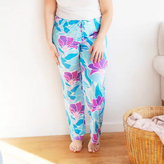 Get Lost Pajama Pants Women’s Cabin Camping Lounge Bottoms Cozy Gift #MA2030VL-LOST - Sleepwear Bottom - Women’s