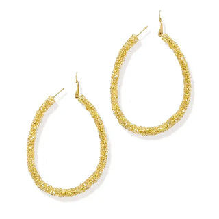 Gold Demi Earrings #VLJ2110-GD - Hoop Earrings