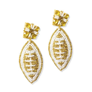 Gold Kick Off Earrings #VLJ5342-GD - Dangle Earrings