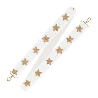 Gold Star Beaded Crossbody Strap #MNA107VL-GDSTAR - Bag Strap - Women’s