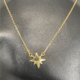 Gold Starburst Necklace #EN1392G-STAR