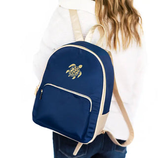 Gold Turtle Luna Charlie Backpack Travel School Water Resistant Bag #M799VL-LUNA-TUR24 - Backpack - Women’s