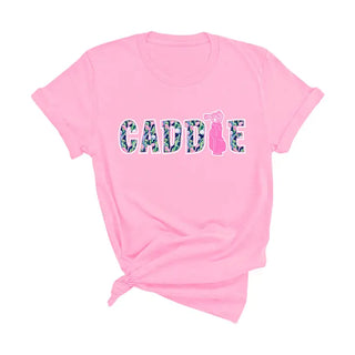 Golf Caddie T Shirt Funny Golfer Golf Course Graphic Tee #HPTS-CADDIE - Screen Printed T-Shirt - Women’s