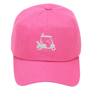 Golf Cart Embroidered Hat Golf Baseball Cap Gift for Men Women #M190VL-GCART - Pink - Baseball Cap - Women’s