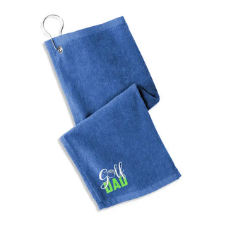 Golf Dad Golf Towel #M421-GOLFDAD - Royal Blue - Sports Towel