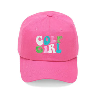 Golf Girl Embroidered Hat Women’s Golf Baseball Cap Gift for Her #M190VL-GOLFG24 - Pink - Baseball Cap - Women’s