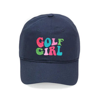 Golf Girl Embroidered Hat Women’s Golf Baseball Cap Gift for Her #M190VL-GOLFG24 - Navy - Baseball Cap - Women’s