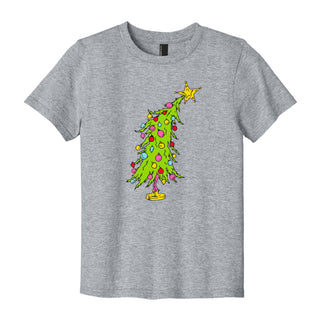 Grinch Christmas Tree Kids T-Shirt Graphic Tee for Boys & Girls #TSY54-GTREE - Shirt - Kids