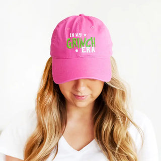 Grinch Era Embroidered Hat Funny Holiday Cap for Women #M190VL-GERA - Baseball Cap - Women’s