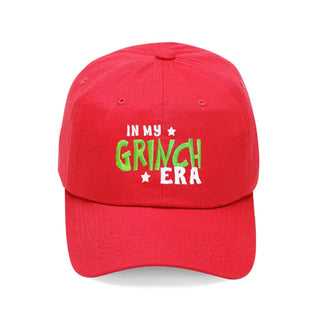 Grinch Era Embroidered Hat Funny Holiday Cap for Women #M190VL-GERA - Baseball Cap - Women’s
