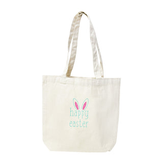 Happy Easter Canvas Tote
