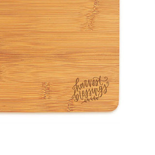 Harvest Blessings Cutting Board Fall Charcuterie Thanksgiving Gift #LCB896-BLESS24 - Cutting Board