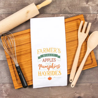Hayrides Hand Towel #HPHT-HRIDE - Tea Towel