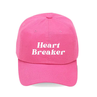 Heart Breaker Embroidered Hat Valentine’s Baseball Cap for Women #M190VL-BRK - Hot Pink - Baseball Cap - Women’s