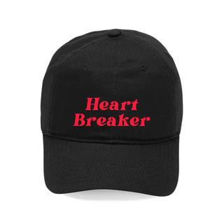 Heart Breaker Embroidered Hat Valentine’s Baseball Cap for Women #M190VL-BRK - Black - Baseball Cap - Women’s