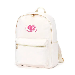 Heart Nurse Charlie Backpack Medical School Travel Water Resistant Bag #M364VL-HRTNUR - Creme - Backpack - Women’s