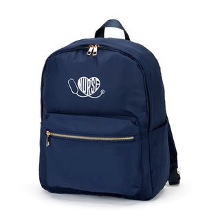 Heart Nurse Charlie Backpack Medical School Travel Water Resistant Bag #M364VL-HRTNUR - Navy - Backpack - Women’s