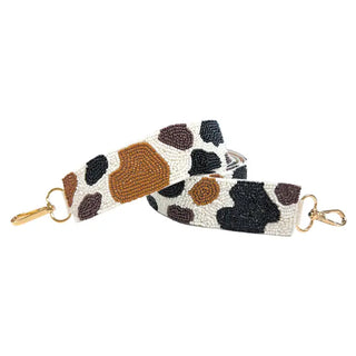 Herd That Cow Beaded Crossbody Strap #MNA107VL-COW23 - Bag Strap - Women’s