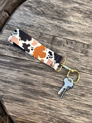 Herd That Cow Keychain Wristlet Strap #MNA106VL-COW23 - Bag Strap - Women’s