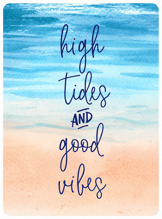 High Tides Magnetic Keepsake Card #HPM-TIDES