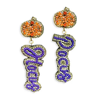 Hocus Pocus Earrings #VLJE0992-HP - Dangle Earrings