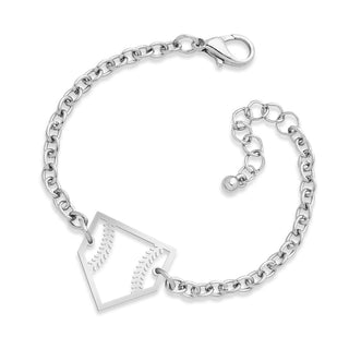 Home Base Bracelet #ACB-ABGD-BASE-MRGD - Charm/Dangle Bracelet