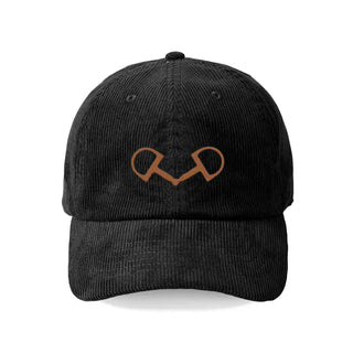 Horse Bit Corduroy Hat Equestrian Cap for Women #M193VL-CORD-HB - Black - Baseball Cap - Women’s
