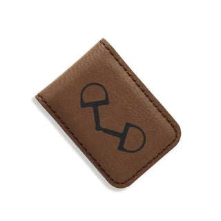 Horse Bit Money Clip #LMMC662-BROWN-HB - Brown - Money Clip - Unisex