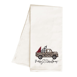 Christmas Truck Hand Towel