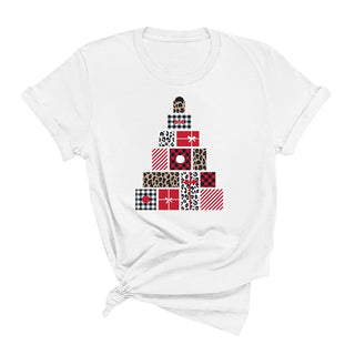 White Presents T-shirt - Size Medium 