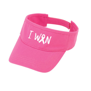 I Won Hot Pink Visor