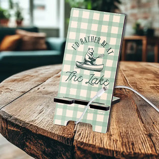 I’d Rather be at The Lake Phone Stand #SPS-ATLAKE - Phone/Tablet Stand