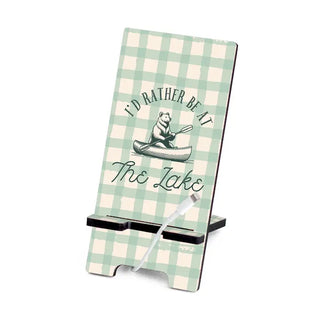 I’d Rather be at The Lake Phone Stand #SPS-ATLAKE - Phone/Tablet Stand