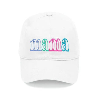 Mama Outline Embroidered Baseball Cap for Moms Cute Adjustable Hat #M190VL-OMAMA