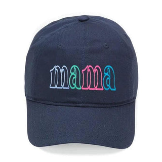 Mama Outline Embroidered Baseball Cap for Moms Cute Adjustable Hat #M190VL-OMAMA