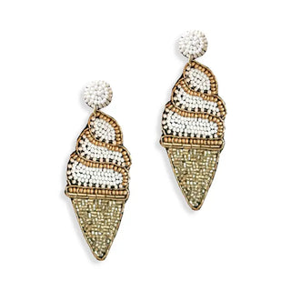 Inside Scoop Earrings #VLJE0345-WHT - Dangle Earrings