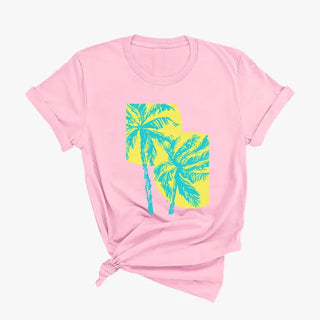 Islands in the Sun T Shirt Tropical Beach Vacation Graphic Tee #HPTS-LTPK-ISLAND - Screen Printed T-Shirt - Women’s