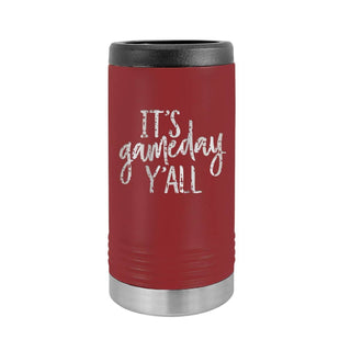 It’s Gameday Y’all Garnet Slim Can Holder Football Tailgate Fan Gift #TWBH-GD-GAR - Drink Huggers & Koozies