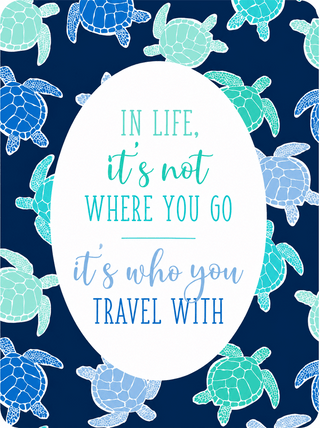 It's Not Where You Go Magnetic Keepsake Card #HPM-TRAVEL