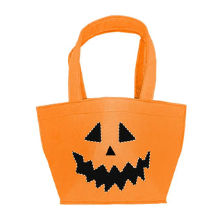 Jack-o-Lantern Orange Felt Treat Bucket #M959-ORG-JACK24 - Tote Bag - Women’s