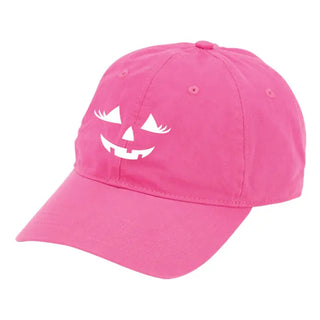 Jackie O Lantern Embroidered Halloween Hat Pink Baseball Cap Women #M190VL-HTPK-JACKIE - Baseball Cap - Women’s