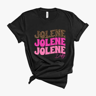Jolene T Shirt Country Music Western Cowgirl Graphic Tee #HPTS-JOLENE - Black / Large - Screen Printed T-Shirt - Women’s